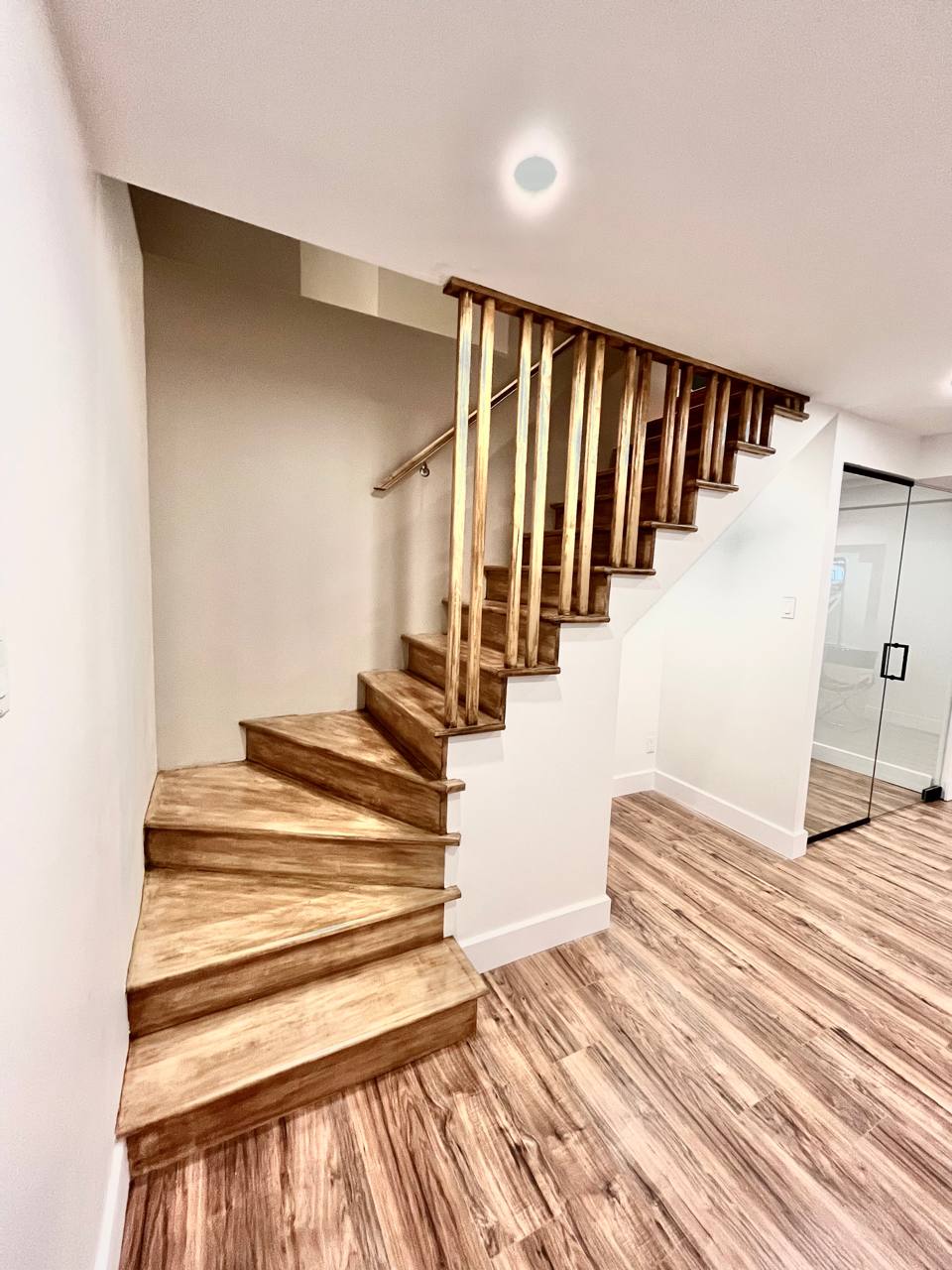 Basement Wooden Stairs