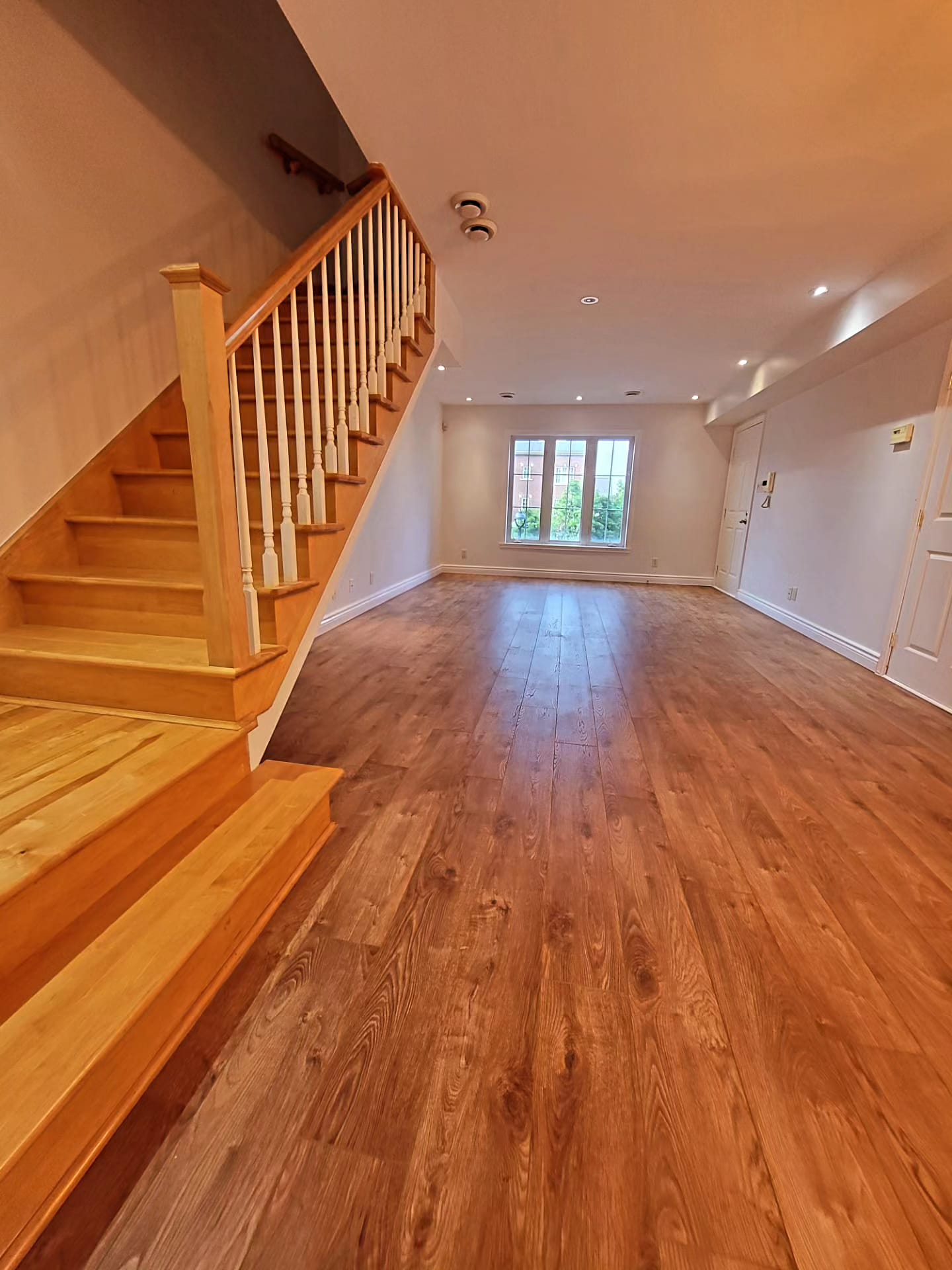 Staircase and Long Living Area